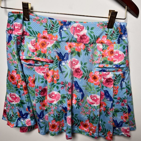 EUC Scratch Seventy Ronny Floral Golf Skort - Picture 3 of 5
